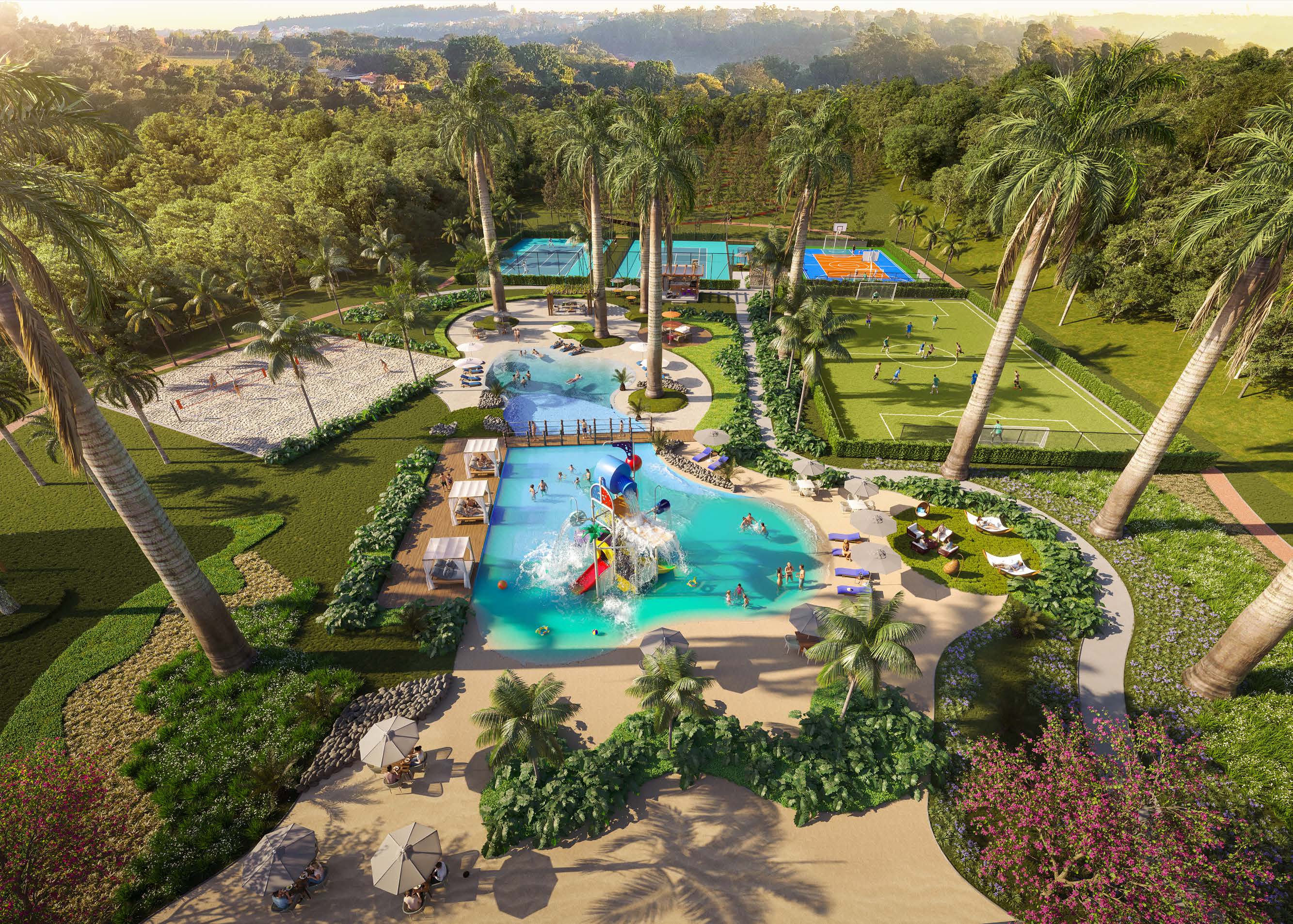 Atlantis Residencial Resort - Nova Odessa | Atlantis Residencial Nova Odessa. Loteamento fechado Nova Odessa. Terreno em Nova Odessa. Lotes em Nova Odessa. — Piscina Adulto | Atlantis Residencial Nova Odessa. Atlantis Nova Odessa.